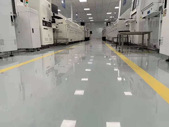 无溶剂环氧防静电自流平地坪